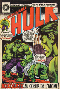 Cover Thumbnail for L'Incroyable Hulk (Editions Héritage, 1968 series) #15
