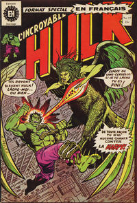 Cover Thumbnail for L'Incroyable Hulk (Editions Héritage, 1968 series) #27