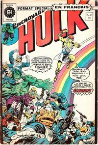 Cover for L'Incroyable Hulk (Editions Héritage, 1968 series) #49