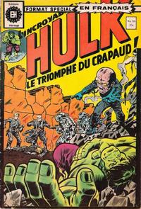 Cover Thumbnail for L'Incroyable Hulk (Editions Héritage, 1968 series) #50