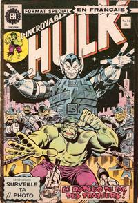 Cover for L'Incroyable Hulk (Editions Héritage, 1968 series) #51
