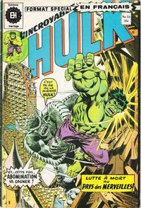 Cover Thumbnail for L'Incroyable Hulk (Editions Héritage, 1968 series) #54