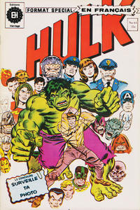 Cover Thumbnail for L'Incroyable Hulk (Editions Héritage, 1968 series) #61