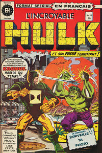 Cover Thumbnail for L'Incroyable Hulk (Editions Héritage, 1968 series) #63