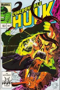 Cover for L'Incroyable Hulk (Editions Héritage, 1968 series) #161