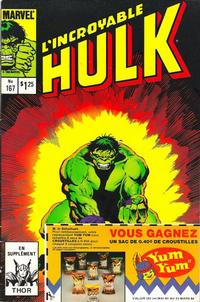 Cover Thumbnail for L'Incroyable Hulk (Editions Héritage, 1968 series) #167