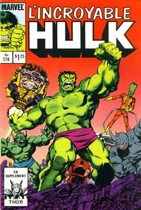 Cover for L'Incroyable Hulk (Editions Héritage, 1968 series) #174