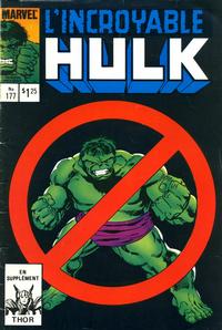 Cover Thumbnail for L'Incroyable Hulk (Editions Héritage, 1968 series) #177