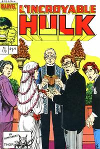 Cover Thumbnail for L'Incroyable Hulk (Editions Héritage, 1968 series) #179