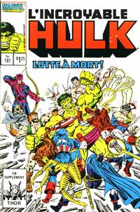 Cover Thumbnail for L'Incroyable Hulk (Editions Héritage, 1968 series) #181
