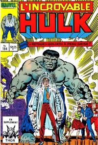 Cover Thumbnail for L'Incroyable Hulk (Editions Héritage, 1968 series) #184