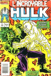 Cover Thumbnail for L'Incroyable Hulk (Editions Héritage, 1968 series) #187