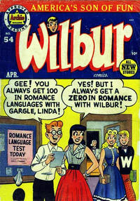 Cover Thumbnail for Wilbur Comics (Archie, 1944 series) #54