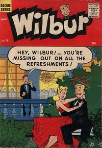 Cover Thumbnail for Wilbur Comics (Archie, 1944 series) #75