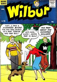 Cover Thumbnail for Wilbur Comics (Archie, 1944 series) #76