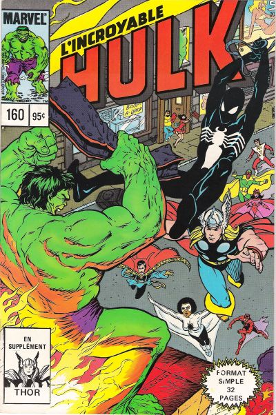 Cover for L'Incroyable Hulk (Editions Héritage, 1968 series) #160