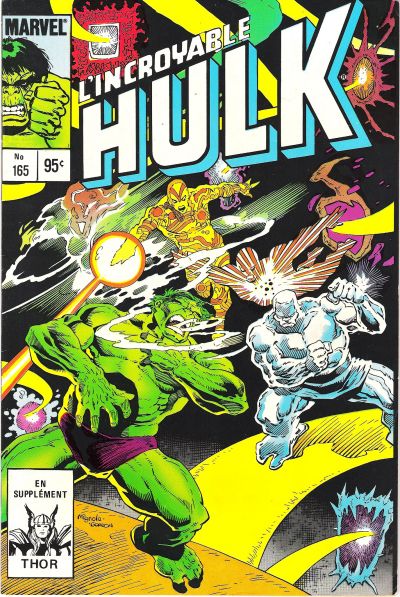 Cover for L'Incroyable Hulk (Editions Héritage, 1968 series) #165