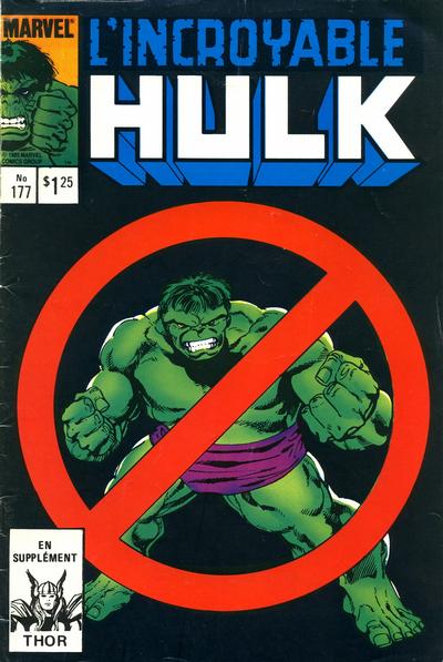 Cover for L'Incroyable Hulk (Editions Héritage, 1968 series) #177
