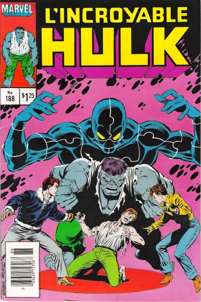 Cover for L'Incroyable Hulk (Editions Héritage, 1968 series) #188