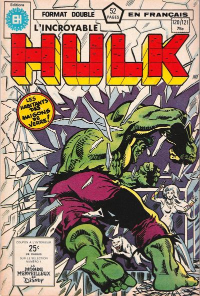 Cover for L'Incroyable Hulk (Editions Héritage, 1968 series) #120/121