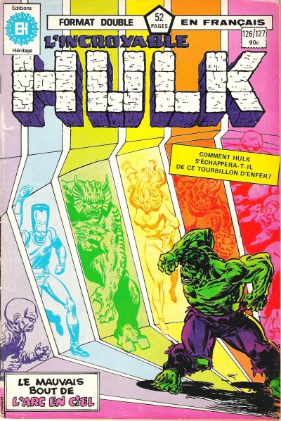 Cover for L'Incroyable Hulk (Editions Héritage, 1968 series) #126/127