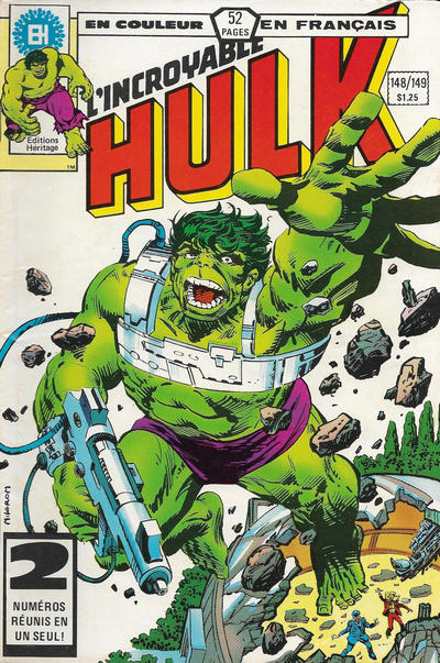 Cover for L'Incroyable Hulk (Editions Héritage, 1968 series) #148/149