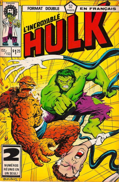 Cover for L'Incroyable Hulk (Editions Héritage, 1968 series) #152/153