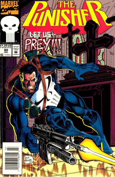 Cover for The Punisher (Marvel, 1987 series) #80 [Newsstand]