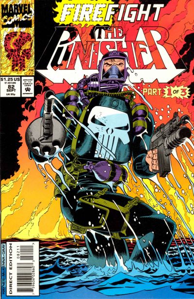 Cover for The Punisher (Marvel, 1987 series) #82 [Direct Edition]