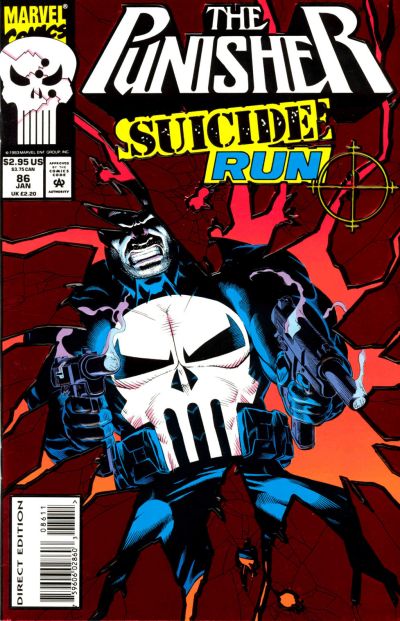 Cover for The Punisher (Marvel, 1987 series) #86 [Direct Edition]