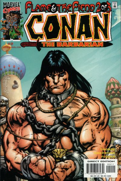 Cover for Conan: Flame and the Fiend (Marvel, 2000 series) #2
