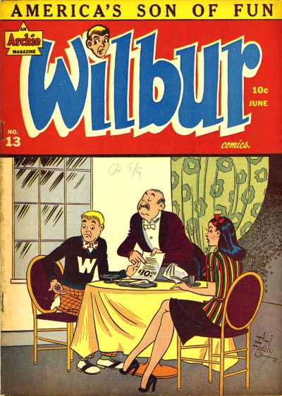Cover for Wilbur Comics (Archie, 1944 series) #13