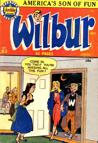 Cover for Wilbur Comics (Archie, 1944 series) #33