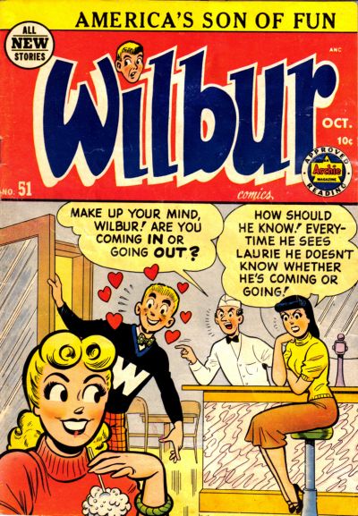 Cover for Wilbur Comics (Archie, 1944 series) #51