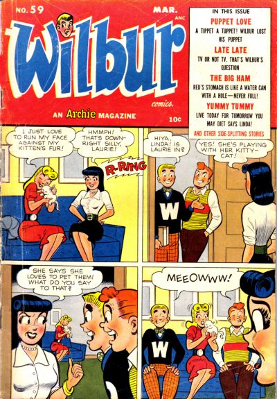 Cover for Wilbur Comics (Archie, 1944 series) #59