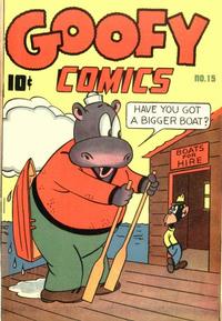 Cover Thumbnail for Goofy Comics (Pines, 1943 series) #15