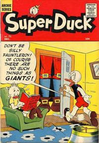Cover Thumbnail for Super Duck Comics (Archie, 1944 series) #71