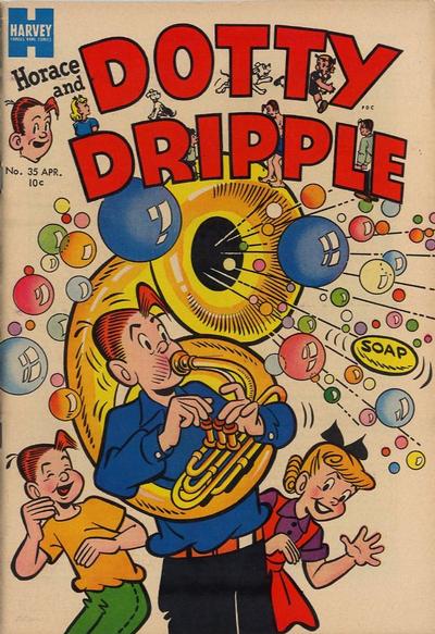 Cover for Horace & Dotty Dripple (Harvey, 1952 series) #35