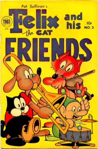 Cover for Felix the Cat and His Friends (Toby, 1954 series) #3