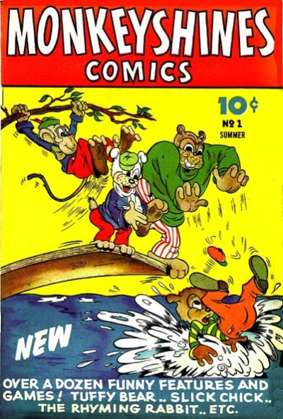 Cover for Monkeyshines Comics (Ace Magazines, 1944 series) #1