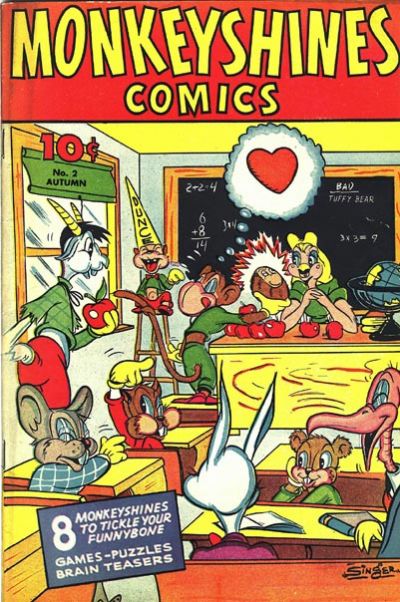Cover for Monkeyshines Comics (Ace Magazines, 1944 series) #2