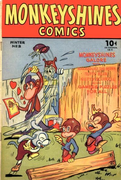 Cover for Monkeyshines Comics (Ace Magazines, 1944 series) #3