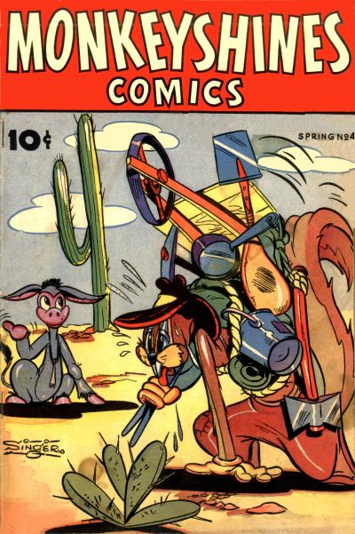 Cover for Monkeyshines Comics (Ace Magazines, 1944 series) #4