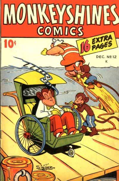 Cover for Monkeyshines Comics (Ace Magazines, 1944 series) #12