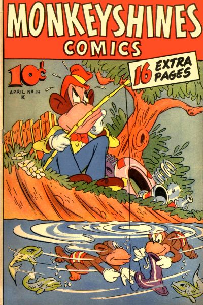 Cover for Monkeyshines Comics (Ace Magazines, 1944 series) #14