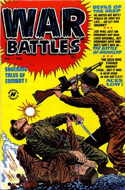 Cover for War Battles (Harvey, 1952 series) #1