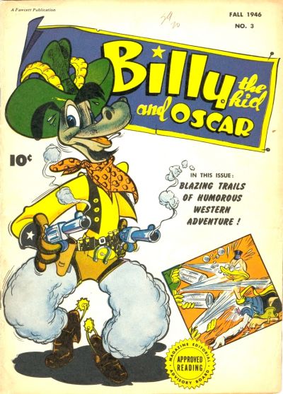 Cover for Billy the Kid (Fawcett, 1945 series) #3