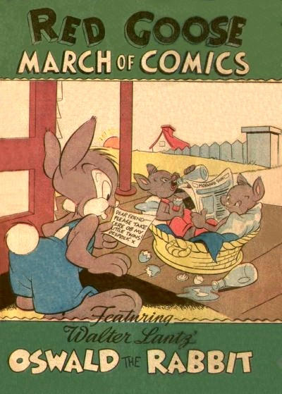 Cover for Boys' and Girls' March of Comics (Western, 1946 series) #38 [Red Goose]