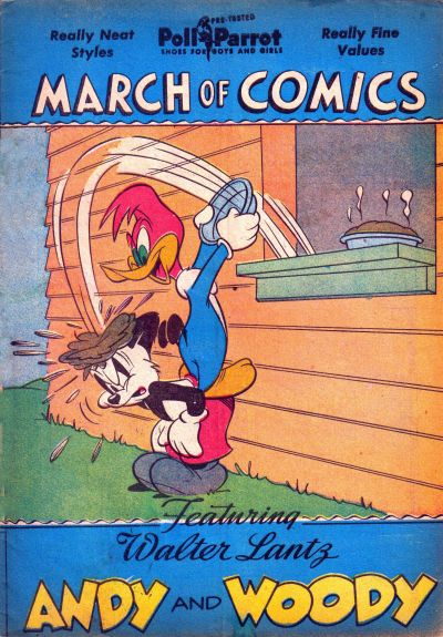 Cover for Boys' and Girls' March of Comics (Western, 1946 series) #55 [Poll-Parrot Shoes]
