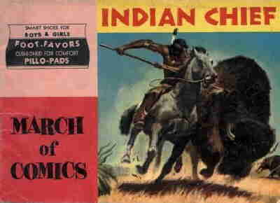 Cover for Boys' and Girls' March of Comics (Western, 1946 series) #110 [Foot-Favors Pillo-Pads]